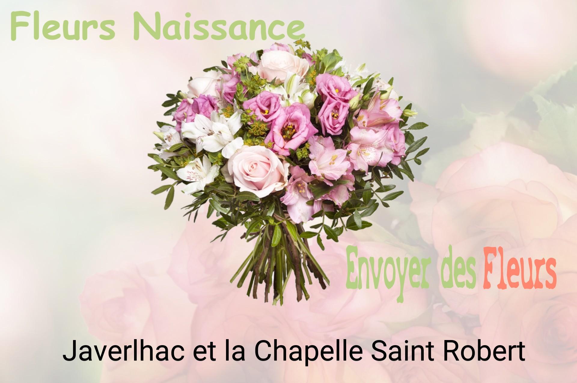 Bouquet de fleurs de naissance livré à Javerlhac-et-la-Chapelle-Saint-Robert