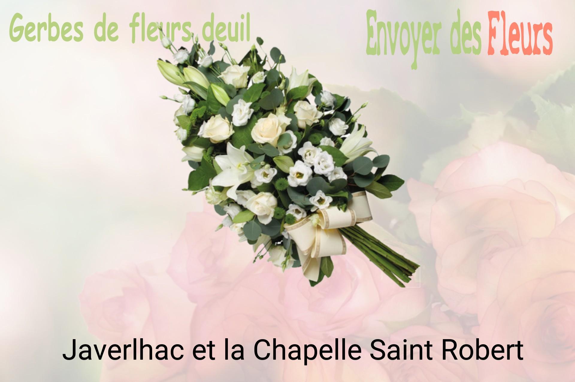 Gerbe de fleurs de deuil livrée à Javerlhac-et-la-Chapelle-Saint-Robert
